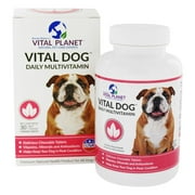 Vital Planet - Vital Dog Daily Multivitamin Beef Flavored - 30 Chewable Tablets