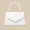 Ivory White, variant on Women's Elegant Top Handle Handbag, Pebbled PU Leather Satchel Purse, Structured Shoulder Bag for Work, Party & Daily Use
