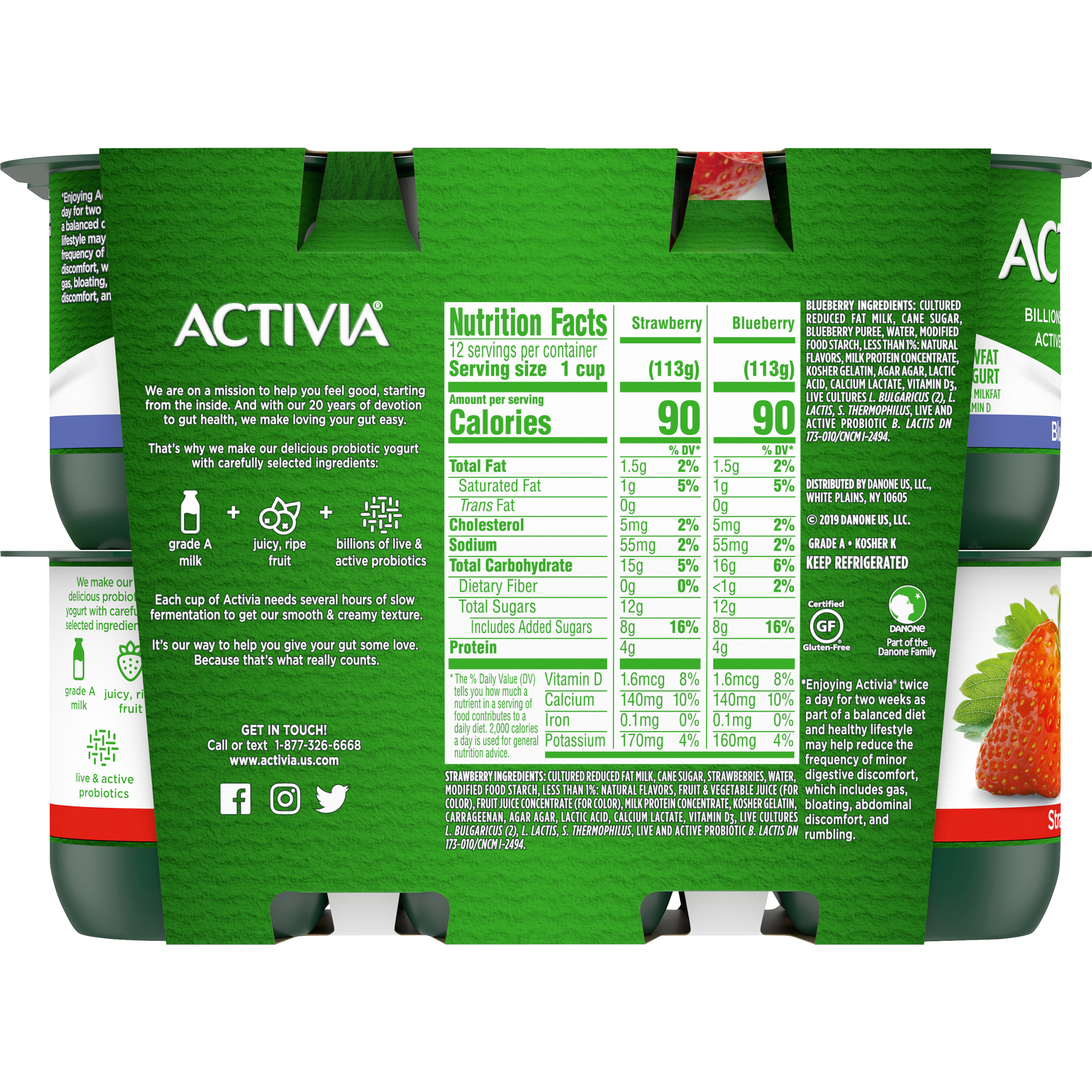Activia Yogurt Nutrition Label Blog Dandk