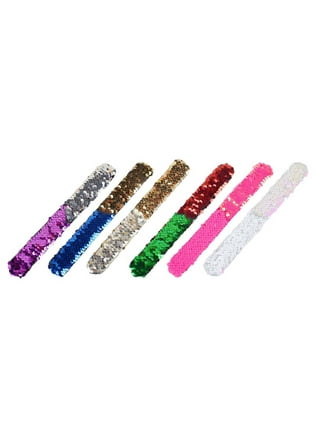Reversible Glitter Mermaid Rave Bracelets With Two Color Sequin
