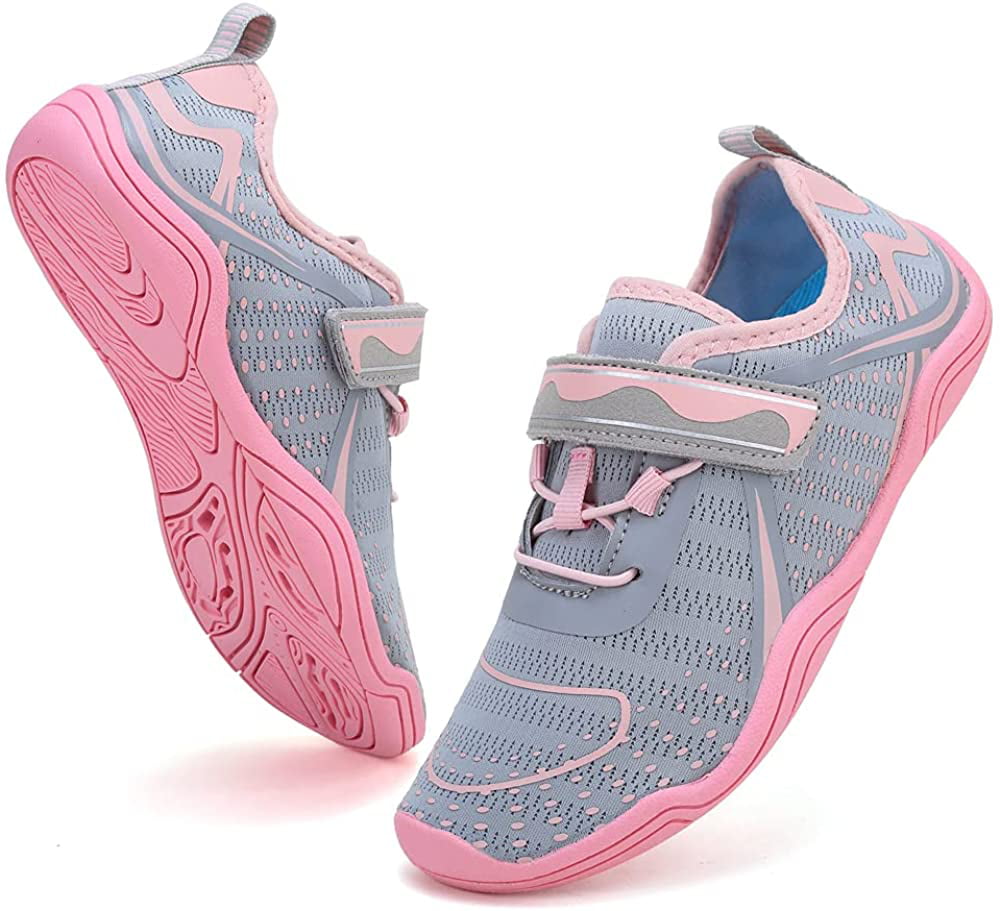 Toddler/Little Kid/Big Kid Boys & Girls Water Shoes Lightweight Comfort Sole Easy Walking Athletic Slip on Aqua Sock 