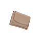 thumbnail image 1 of Sonducket Cartera de cuero portátil, diseño Simple, monedero de almacenamiento plegable, bolso de viaje para fiestas, compras, tarjetero de Carteras Caqui, 1 of 6