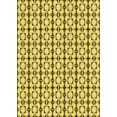 thumbnail image 1 of Ahgly Company Indoor Rectangle Patterned Dark Yellow Green Area Rugs, 3' x 5', 1 of 6