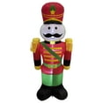 thumbnail image 2 of Northlight LED Lighted Inflatable Soldier Nutcracker Outdoor Christmas Decoration - 4.25', 2 of 6
