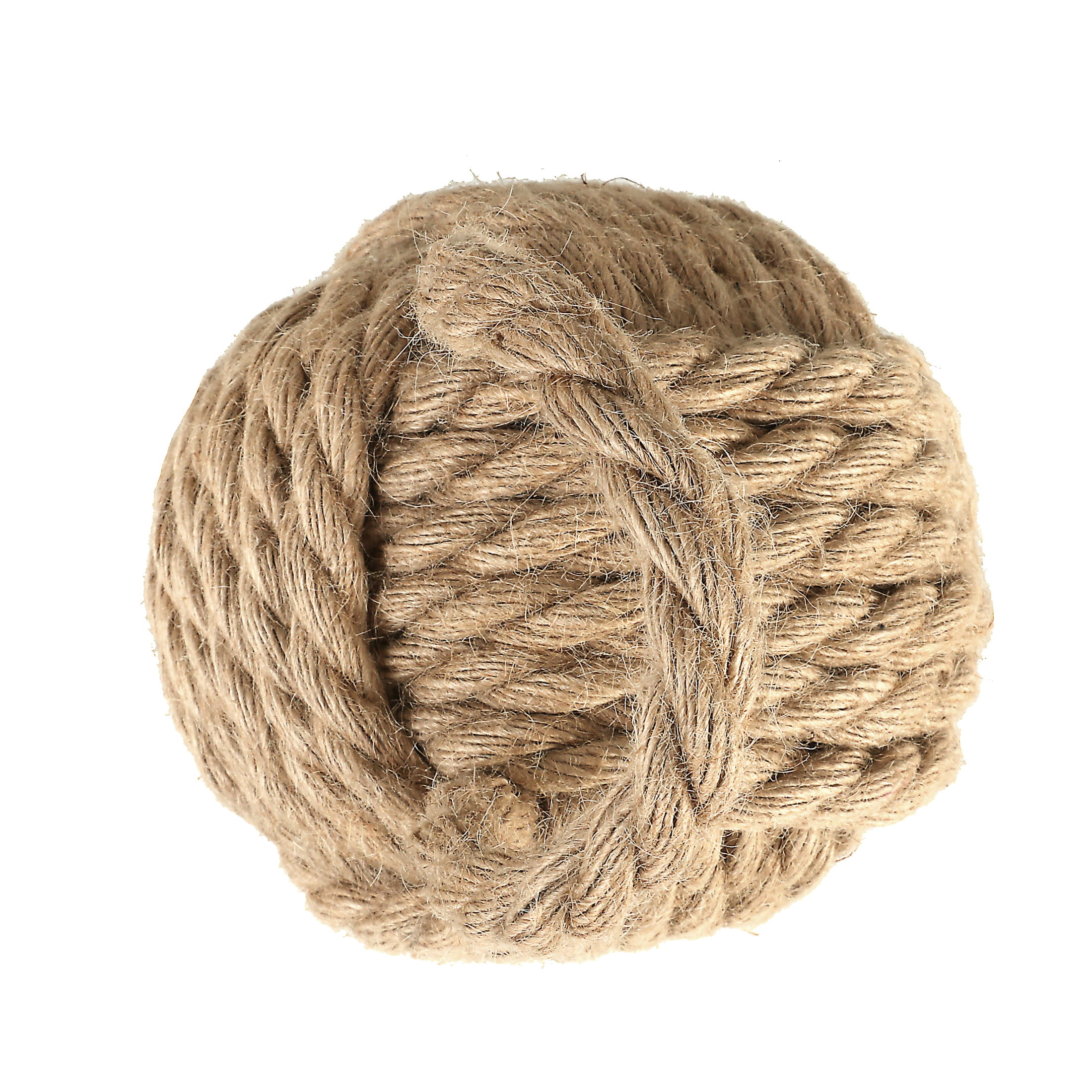 Creative Co-Op Nautical Rope Knot Decorative Cotton Door Stop, Natural