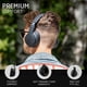 thumbnail image 3 of Auriculares Inalámbricos Bluetooth, PowerLocus, Súper Bass Hi-Fi Estéreo, Almohadillas Suaves, Plegables, con Micrófono, 3 of 3