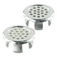 Overflow Ring Bathroom Overflow Covers for Basin/Sink Chromed Replacement Hole