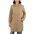 thumbnail image 4 of Alpine Swiss Womens Hooded Rain Jacket Long Raincoat Trench Coat Windbreaker, 4 of 6