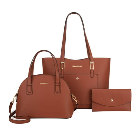 Montana West 3PCS Purses Set for Women Tote Bag Handbag Wallet Set Shoulder Satchel Bags Crossbody Bags