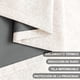 thumbnail image 5 of Lino Cortinas Blackout con Aislamiento Térmico, 100% Blackout y Ojal Superior Cortina para Recámara y Ventana de Sala, Capa Trasera de Revestimiento Gris, 2 Paneles, 132 x 213.3 cm, Crema, 5 of 14