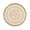 TYPE7, variant on Efavormart 4 Pack | 15" Round Natural Rustic Burlap Jute Placemats Fringed Edges, Farmhouse Placemats with Trim