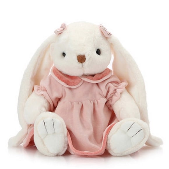 Rabbit doll Plush toy skirt White rabbit Children's gift 23cm