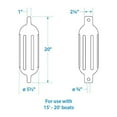 thumbnail image 3 of Seachoice Twin Eye Ribbed Fender, 3 of 5