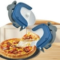thumbnail image 2 of Dsscvnef Pizza Cutter Circular Saw Stainless Steel Pizza Wheel Round Pizza With Ergonomic Handle Handheld Pizza Cutter Wheel for Pizza Cutting, 2 of 9