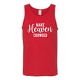 thumbnail image 2 of Wild Bobby Make Heaven Crowded Inspirational/Christian Men Graphic Tank Top, Red, Medium, 2 of 5