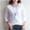 White, variant on BUIGTTKLOP Long Sleeve Shirts for Women Crew Neck Tight Tshirt Tops Basic Layering Undershirts Slim Fitted
