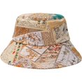 thumbnail image 6 of CoCopeaunts Summer Bucket Hats for Women Cotton Ladies Bucket Cap Reversible Two Side Wear Sport Fisherman Hat Many Pattern, 6 of 8