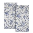 thumbnail image 1 of Toalla de mano Giwawa Chinoiserie Flowers Blue Leaves, juego de 2, 1 of 8