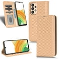 thumbnail image 1 of Luxury PU Leather Wallet For Galaxy A33 5G, Folio Premium Leather Phone Case with Kickstand Card Holder Magnetic Flip Shockproof Protective Cover for For Samsung Galaxy A33 5G, Beige, 1 of 12