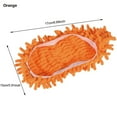 thumbnail image 2 of Mop Slippers Shoes 5 Pairs (10 Pieces) - Shoes Cover for Mop Dust Duster Slippers Cleaning Floor House Washable Floor Cleaning Tools Shoe Cover(Orange), 2 of 8