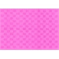 thumbnail image 1 of Ahgly Company Indoor Rectangle Checkered Pink Modern Area Rugs, 6' x 9', 1 of 4