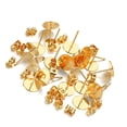 thumbnail image 4 of Earring Stud Base Multi Stainless Steel Accessories Wear Jewelry Making Personality Ear Pins Setting Decorations Wear DIY Jewelry Making Tool Gold 8mm, 4 of 7