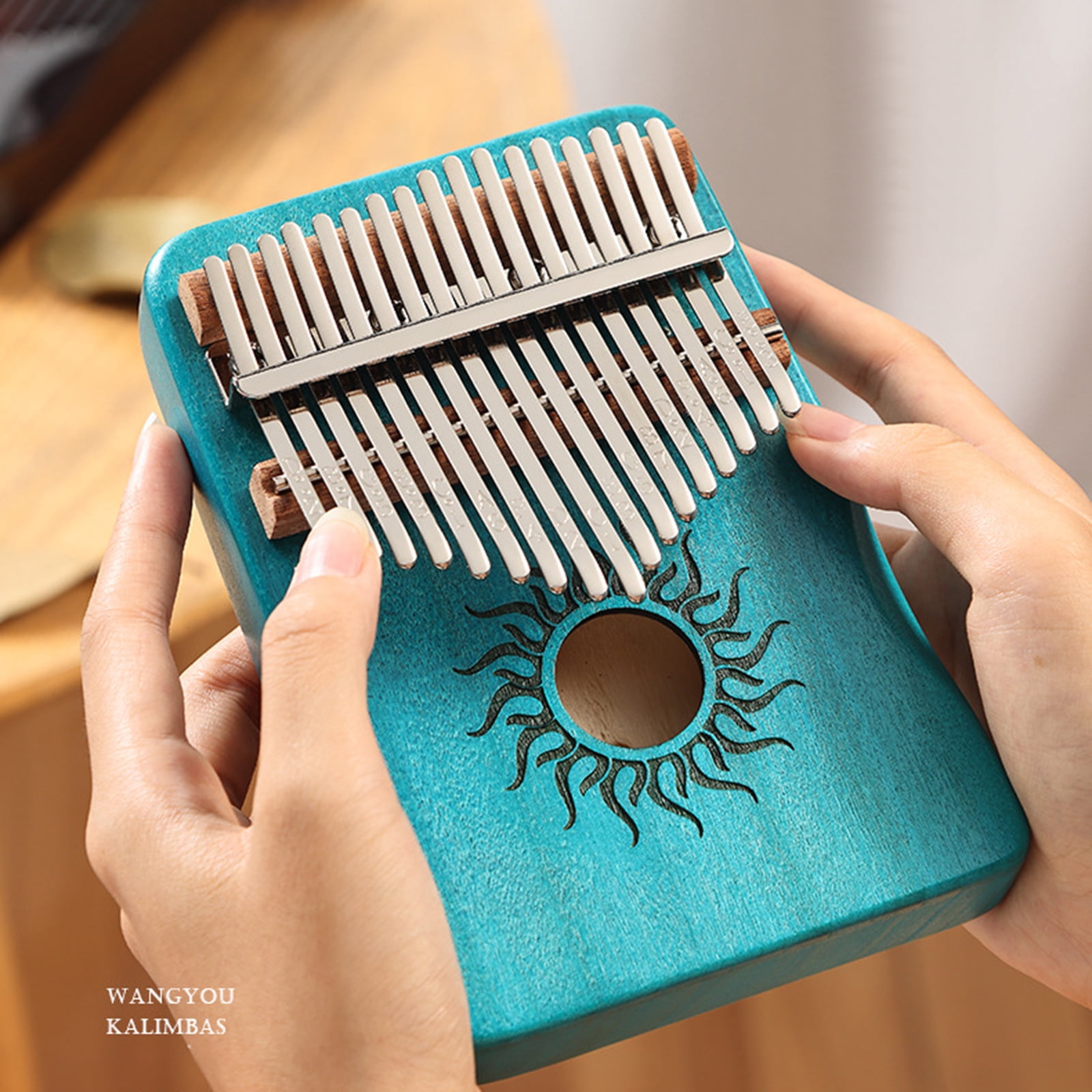 17/21 Keys Thumb Piano Portable Finger Piano Beginner Keyboard Instrument Gifts for Kids Adults Beginners