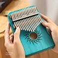 thumbnail image 5 of 17/21 Keys Thumb Piano Portable Finger Piano Beginner Keyboard Instrument Gifts for Kids Adults Beginners, 5 of 9
