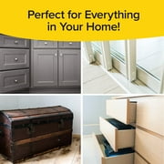 Ruby Monkey Magnets AS-SEEN-ON-TV, Ultra-Thin Magnetic Plates Keep It All Shut, Fast and Easy Installation, Just Peel & Stick, Slim Design Fits Virtually Anywhere, Cabinets, Drawers & More, 8 Sets