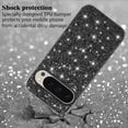 thumbnail image 4 of Compatible with Google Pixel 9 Pro Case Glitter Shockproof, Google Pixel 9 Pro Phone Case Bling Sparkly TPU and PC Silicone Shiny Girl Women Thin Protective Cover (Black), 4 of 7