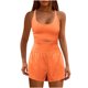 thumbnail image 1 of ICHUANYI ClearanceWomens Running Onesie Workout Rompers One-Piece Outfits Exercise Jumpsuits Gym Yoga(Orange, S) ICHUANYI WER20232080505547, 1 of 4