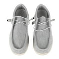 thumbnail image 3 of Zapatos casuales para hombre, para caminar, de moda, deportivos, transpirables, ligeros, suaves, de lona, color gris 45 (275 mm/10,8 pulgadas), 3 of 15