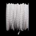 thumbnail image 4 of serony 20 Meters Pearl Beads Chain Ribbon Trim for Wedding Decor DIY White, 4 of 9