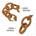 thumbnail image 6 of Raindrops 1Set Natural Woven Chain Link Decor Rattan Home Decoration 43.00X1.40X0.20in Brown for Bedroom and Wedding, 6 of 7