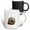 Multicolor, variant on 3drose, Young Spur Thighed Tortoise Looking Out of Its Shell Cut Out, 11oz Two-tone Red Mug