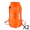 thumbnail image 1 of Flotador de boya de natación,Boya de natación con bolsa de cinturón ajustable,Boya de natación Flotador para nadadores,Bolsa inflable para natación con flotador de remolque,Nadadores de, 1 of 8