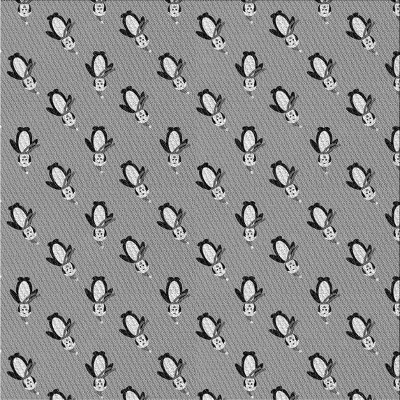 Ahgly Company Machine Washable Indoor Square Transitional Gray Cloud Gray Area Rugs, 8' Square