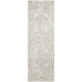 thumbnail image 2 of Nourison Astra Machine Washable 2'2" x 8' Grey Vintage Indoor Rug, 2 of 8