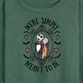 thumbnail image 3 of The Nightmare Before Christmas - We're Simply Meant To Be - Women's Lightweight French Terry Long Sleeve Shirt, 3 of 5