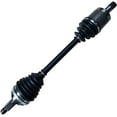 thumbnail image 5 of Detroit Axle - Power Steering Rack & Pinion + Front CV Axle Shafts + Upper Control Arms + Outer Tie Rods Replacement for Honda Civic [w/ ABS; 1999-2000 Exc Si Sir] - 9pc Set, 5 of 7