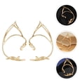 thumbnail image 2 of 1 par de pendientes de puño para mujer, pendientes de elfo, pendientes elegantes para envolver alrededor del oído, 2 of 5