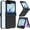 Black, variant on Galaxy Z Flip 5 Case with Hinge Protection,Ultra Slim Crystal Z Flip 5 Case Clear Plating Protective Cover for Samsung Z Flip 5 (Clear Purple11)