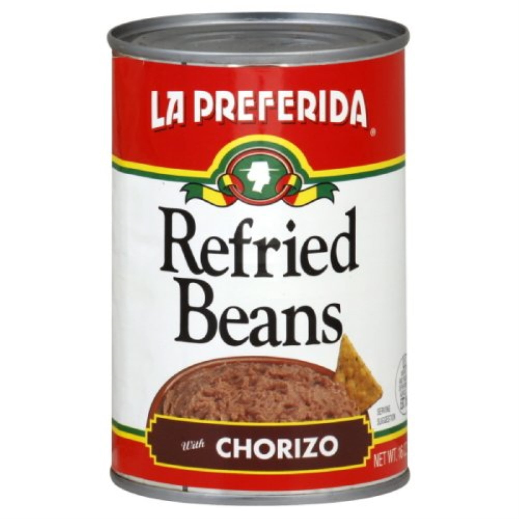 La Preferida Refried Beans With Chorizo, 16 Oz