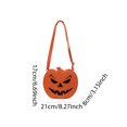 thumbnail image 2 of Yucurem Halloween Pumpkin Purse for Women, PU Leather Crossbody Handbag for Christmas Halloween Thanksgiving Holiday Party Gift (Orange), 2 of 9