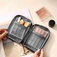thumbnail image 4 of Cute Mesh Makeup Pouch, Waterproof Cosmetic Bag, Portable Travel Case, Separate Compartments and Built In Key Ring for Lipstick Storage, Beauty Travel, and Daily Organization., 4 of 6