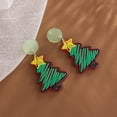 thumbnail image 2 of Pendientes navideños con forma de botón, bonitos y creativos, con dibujos animados, para Navidad. 114 × 217 pulgadas, 2 of 9