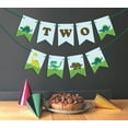 thumbnail image 2 of Inkdotpot Ready To HangI Am TwoHappy Birthday Sign Party GarlandBaby Boy DinausourBirthday Confetti, 2 of 4
