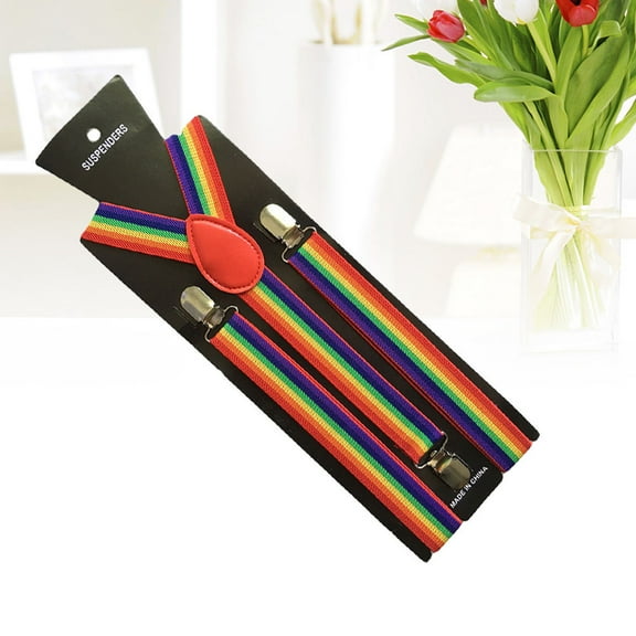 OFFIGAM Adjustable Y-Back Suspenders for Women Pants, Design, Elastic Straps, 1 Set