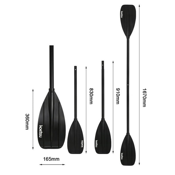 Aluminum Alloy Boat Rafting Kayak Paddle Inflatable Boat Fishing Boat  Thickened Hand Paddle Detachable Rubber Boat Oars Boating Accessories 