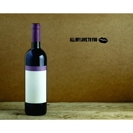 Do It Yourself Wall Decal Sticker All My Love To You Holiday Seasonal Quote Home Decor 16×40 Do It Yourself Wall Decal Sticker All My Love To You Holiday Seasonal Quote Home Decor 16×40